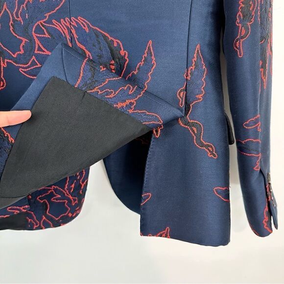 Men’s Roberto Cavalli Lacquered Opium Snake Suit Jacket Size 48EU / 38US - Picture 14 of 16